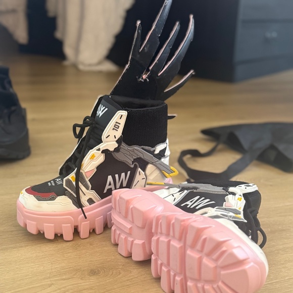 Anthony Wang SOURSOP Destiny Pink Wing Shoes NEVER WORN - Picture 2 of 3